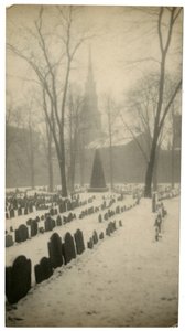 Old Granary Burying Ground Boston, USA, c.1902-10 by Jessie Tarbox Beals