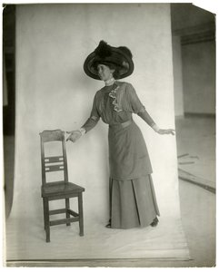 "Please be seated" Correct poise of legs, body arms and hands by Jessie Tarbox Beals