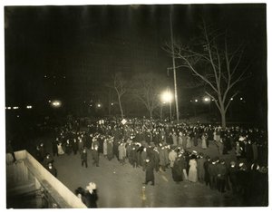 Suffrage Parade, Greenwich Village, New York, USA, c.1915-18 by Jessie Tarbox Beals