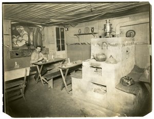 The Isba Tea Room on 4th St Sachia - now a famous photographer in Europe Russian Tea Room, Greenwich Village, New York, USA, c.1905-40 by Jessie Tarbox Beals