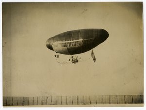 "Ville de St Mande" Airship by Jessie Tarbox Beals