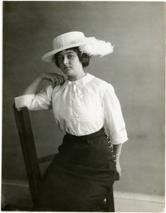 White silk blouse, McCreery