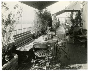 Patio Overlooking River, c.1936-37