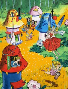 Fairies and fairy houses