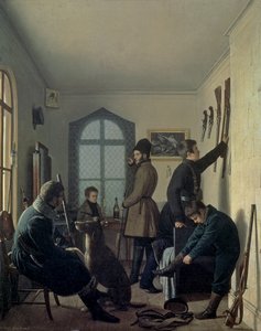 Preparations for Hunting by Jevgraf Fiodorovitch Krendovsky