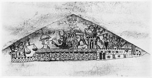 Caricature of English Jews, from a Haggadah