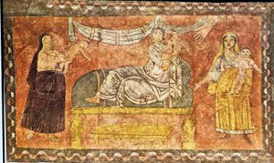 Elijah revives the widows child by Jewish School