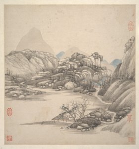 Landscapes in the styles of ancient masters
