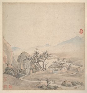 Landscapes in the styles of ancient masters