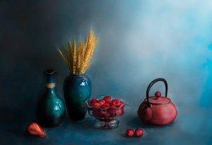 Rustic Berry Still Life