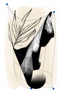 Elegant Abstract Botanical