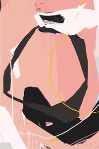 Modern Blush Abstract Forms