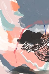 Vibrant Abstract Strokes