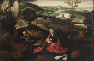 The Rest on the Flight into Egypt by Joachim Patinir