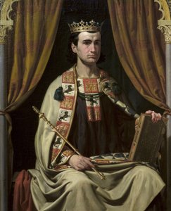 Portrait of Alfonso X (1221-1284), King of Castile