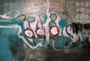 Teal Organic Forms