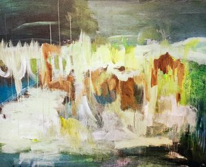 Vibrant Abstract Landscape