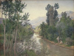 Autumn Day by the Liri River