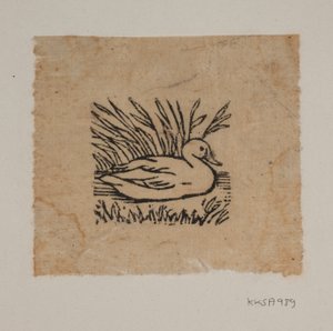 A Duck by Joakim Frederik Skovgaard