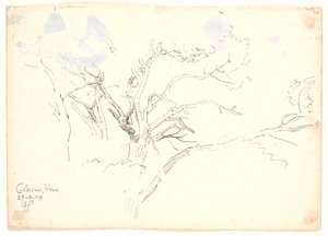 Branch Studies. Classens Garden by Joakim Frederik Skovgaard