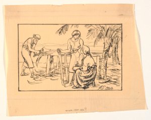 Christ as a Carpenter with Joseph and Mary by Joakim Frederik Skovgaard