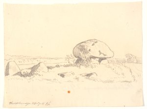 Dolmen. Haldskovvænge by Joakim Frederik Skovgaard