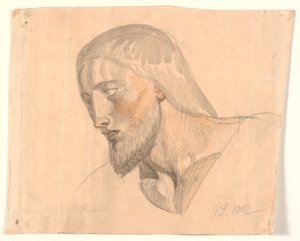 Study of Head by Joakim Frederik Skovgaard