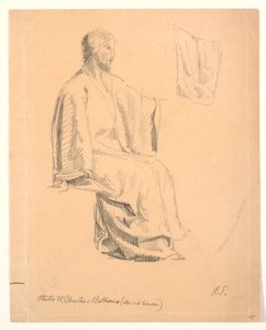 Study of Seated Christ