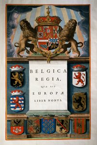 Belgium, Title Page Volume IV, Atlas Maior, by Joan Blaeu by Joan Blaeu