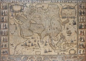 Nova & Acurata Totius Asiae Tabula, by G. Blaeu, c.1673