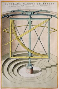 Quadrans Magnus Chalibeus Page from the Atlas Major by Joan Blaeu