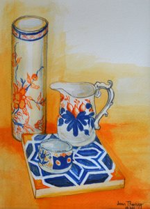 Chinese Bowl and Tile, 1999