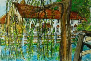 The Pond at Hedgerley by Joan Thewsey