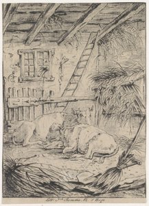 Stable with Cows by Joannes Bemme
