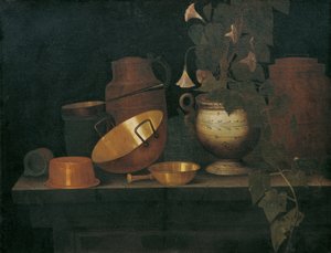 Still Life with Copperware by Joannes de Cordua