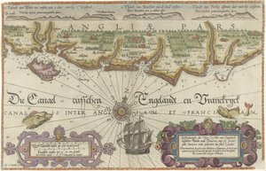 Map of the English Coast between the Isle of Wight and Dover