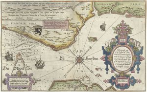 Map of the Coasts of Flanders, Normandy, and England