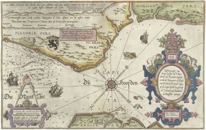Map of the Coast of Flanders, Normandy and England