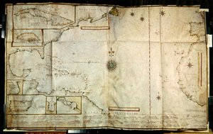Map of the Caribbean by Joao Teixeira