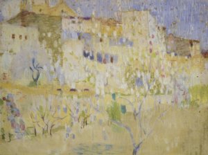 Almond Blossoms by Joaquim Mir i Trinxet