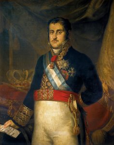 Portrait of Ferdinand VII by Joaquin Manuel Fernandez Cruzado