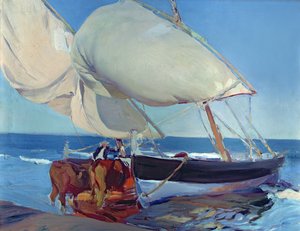 Sailing Boats by Joaquin Sorolla y Bastida