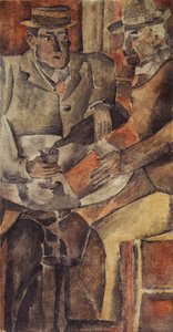 Cafe Gathering, c.1926 by Joaquín Torres García