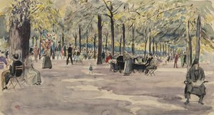 The Tuileries Gardens, Paris by Job Nixon