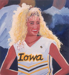Iowa Cheerleader by Joe Heaps Nelson
