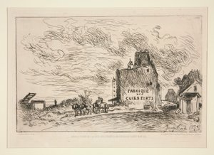 Demolition at the Rue des Francs-Bourgeois Saint-Marcel