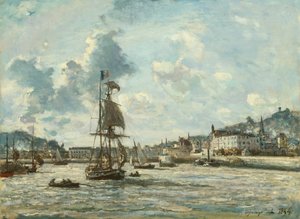 Entrance to the Port of Honfleur, 1863-64