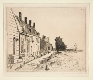 Houses Alongside the Canal
