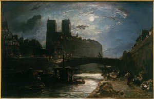 Notre Dame de Paris by Moonlight