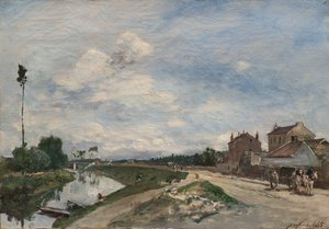 The Seine at Bas-Meudon by Johan Barthold Jongkind